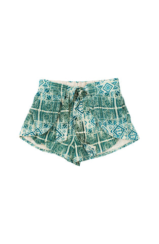 Eclipse Metallic Stripe Shorts - Printed