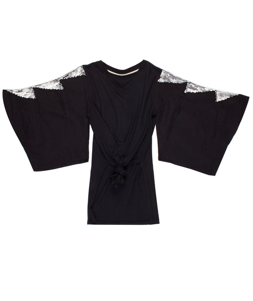 Glitter Kimono Tee