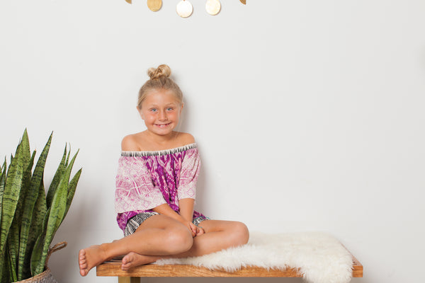 Milky Way Off-the-Shoulder Top